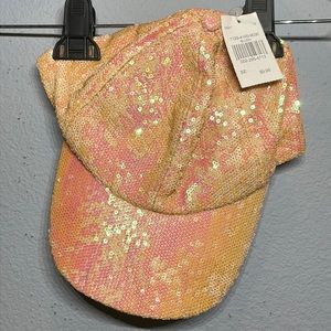 Sequin, baseball cap